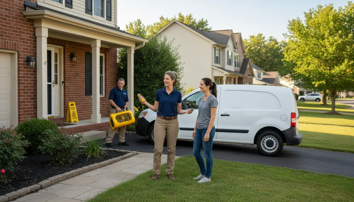 Residential water damage restoration in Stromsburg, NE